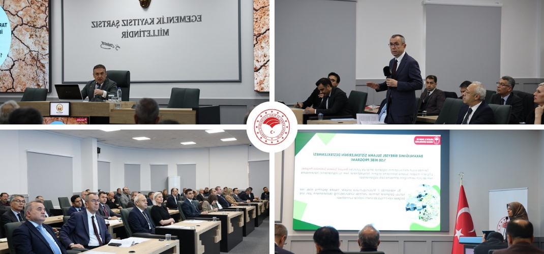 BİLECİK’TE “TARIMSAL KURAKLIK İL KRİZ MERKEZİ” TOPLANTISI YAPILDI